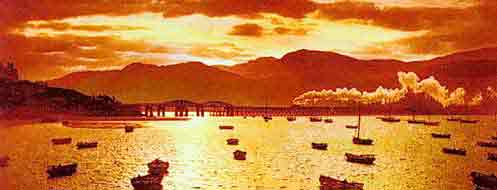 Barmouth Bridge 'susnset'