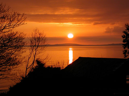 sunset from Llwyndu 2009